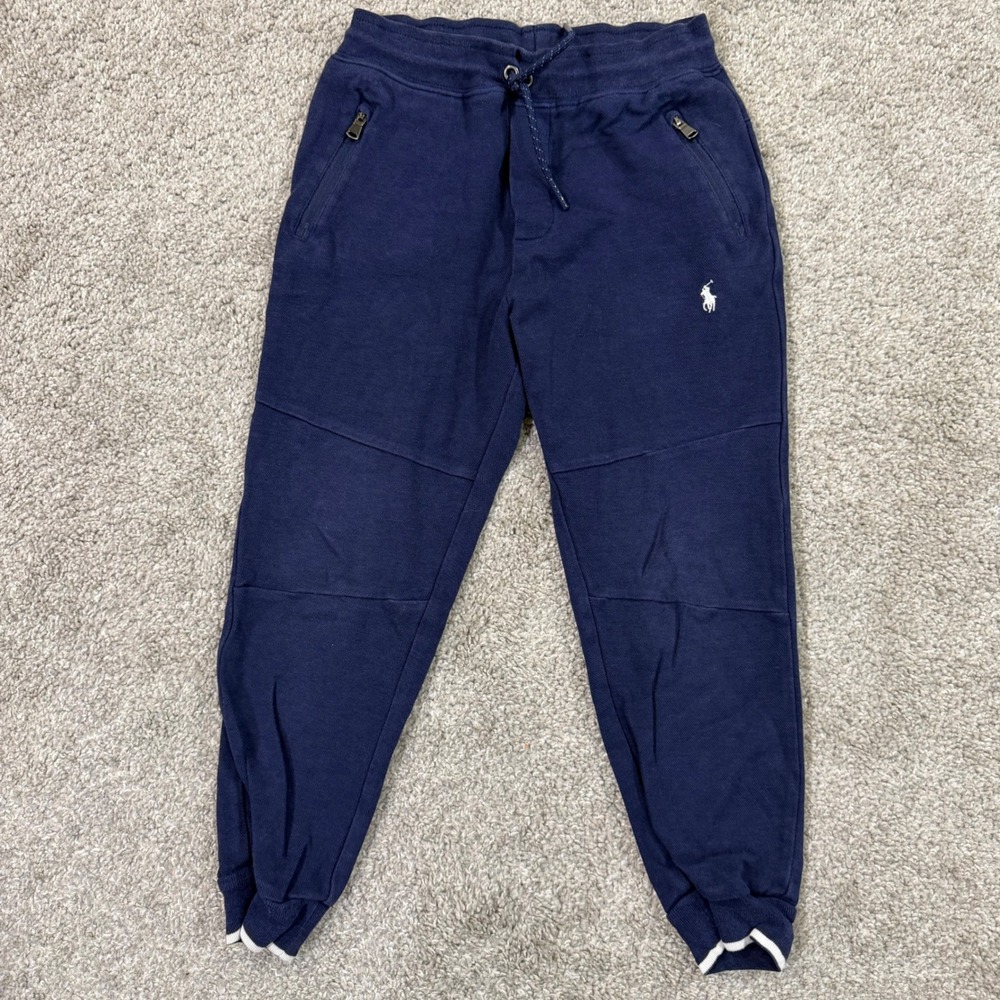 Polo Ralph Lauren Joggers Kids S Navy Blue Marine Outfitter Sweatpants Pony Logo